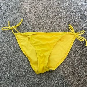 Yellow bikini bottom
